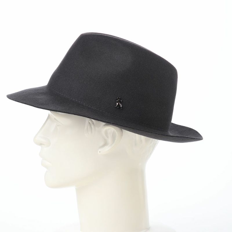 アースのフェルトハット Crashable Fedora II（クラッシャブルフェドラ） ダークグレー