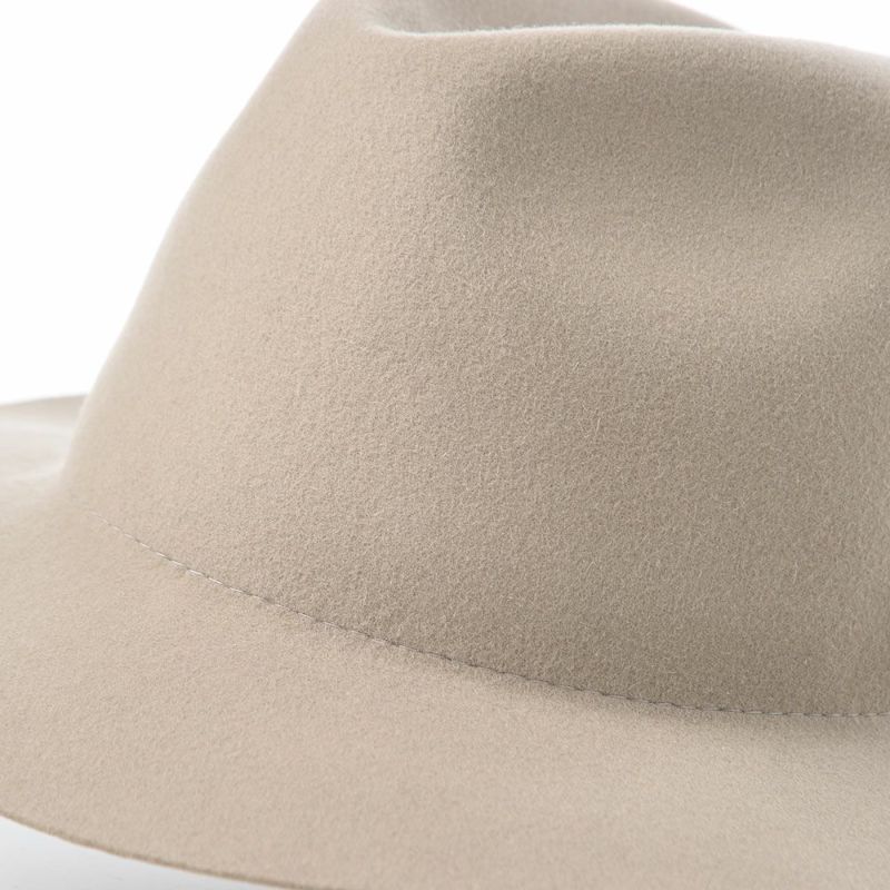 アースのフェルトハット Crashable Fedora II（クラッシャブルフェドラ） ライトベージュ