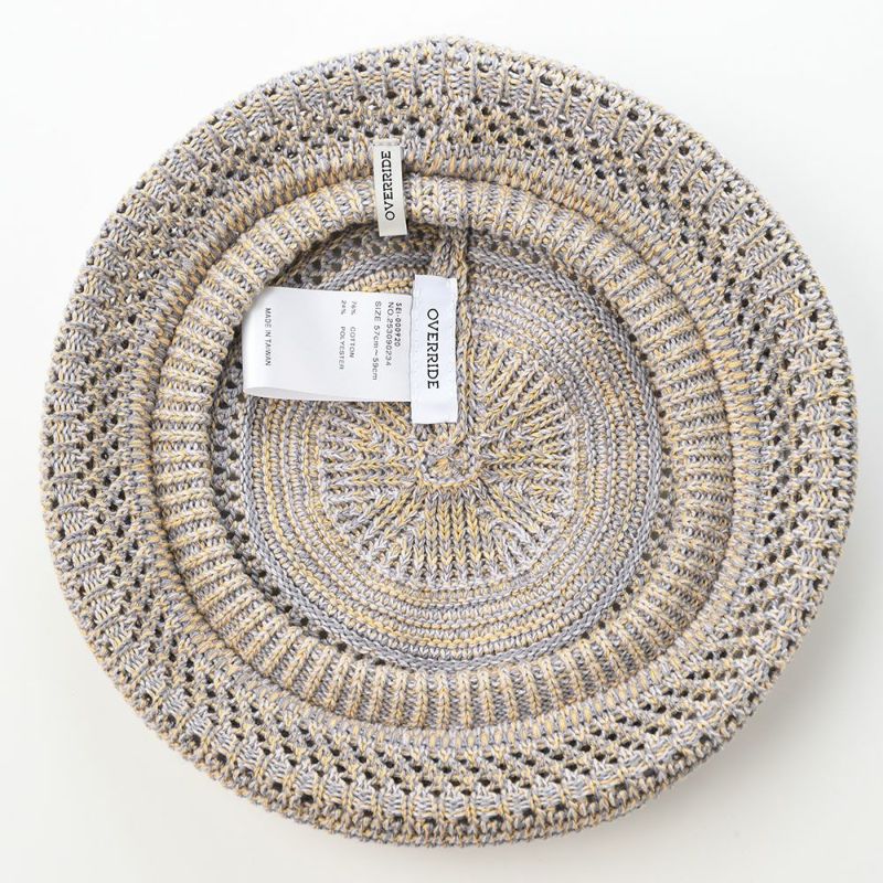 オーバーライドのベレー帽 OR REC TM MIX BERET SG（サーモミックスベレー） イエロー