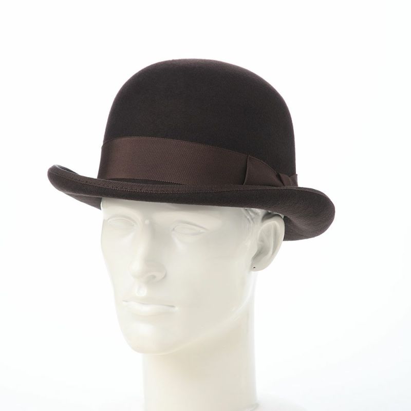 オーバーライドのフェルトハット OR FELT BOWLER（フェルトボーラー） ブラウン