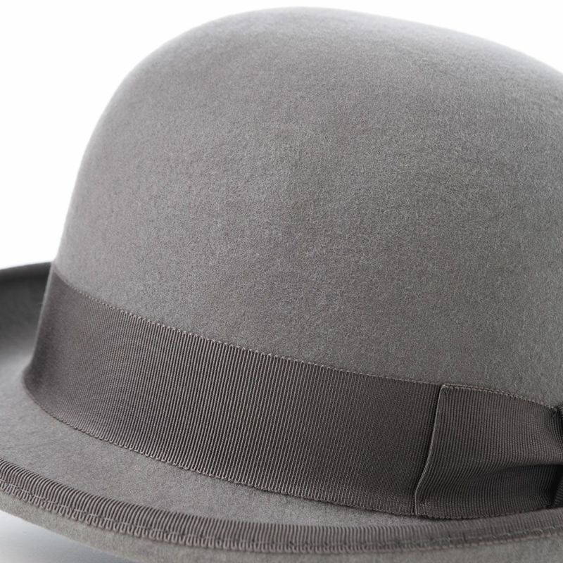 オーバーライドのフェルトハット OR FELT BOWLER（フェルトボーラー） グレー