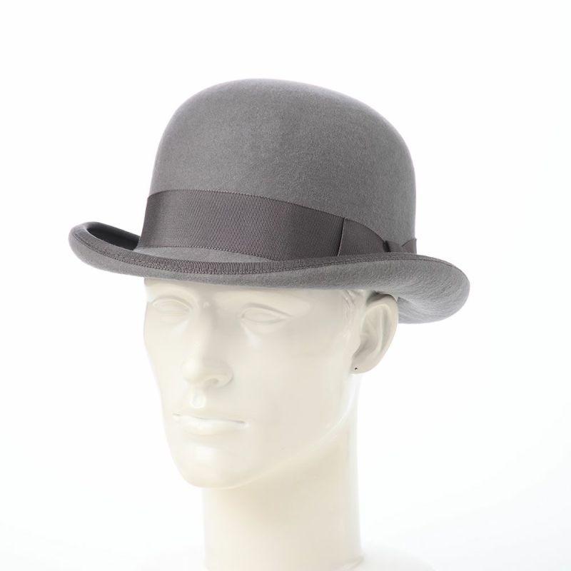 オーバーライドのフェルトハット OR FELT BOWLER（フェルトボーラー） グレー