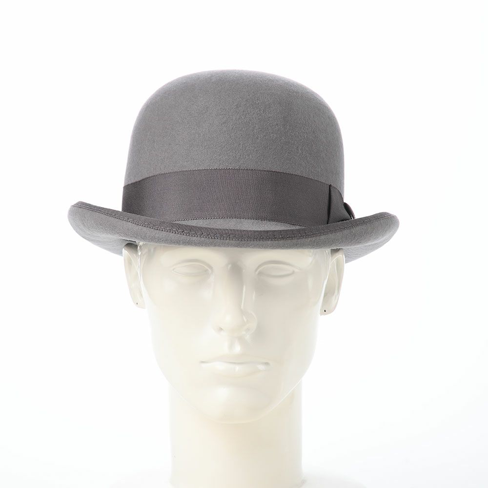 オーバーライドのフェルトハット OR FELT BOWLER（フェルトボーラー） グレー