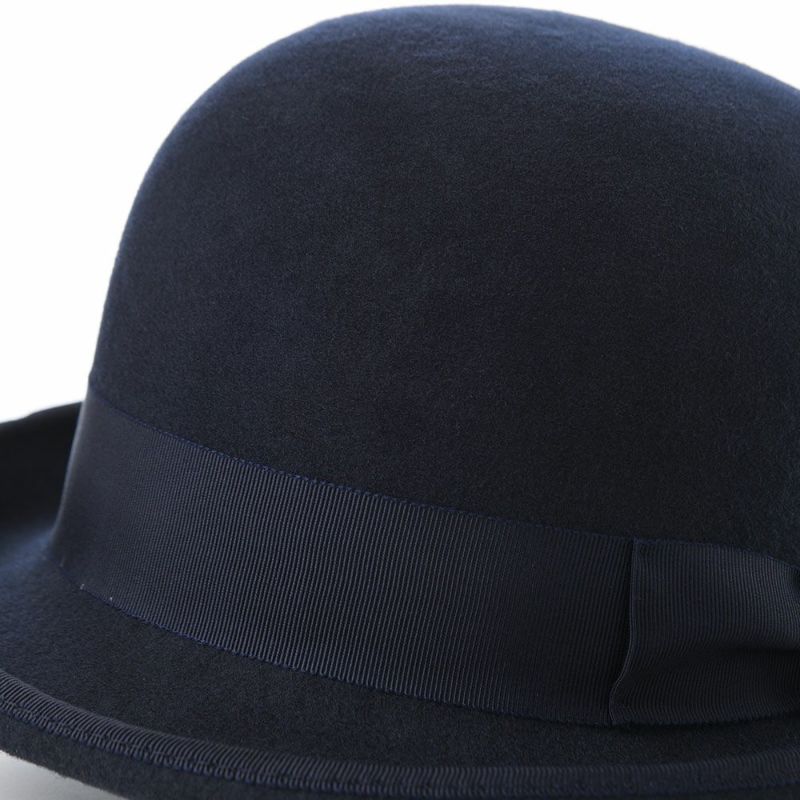 オーバーライドのフェルトハット OR FELT BOWLER（フェルトボーラー） ネイビー