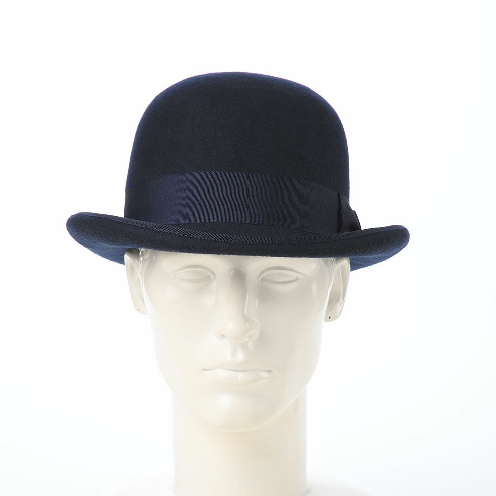 オーバーライドのフェルトハット OR FELT BOWLER（フェルトボーラー） ネイビー