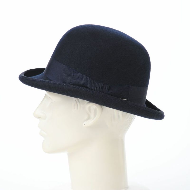 オーバーライドのフェルトハット OR FELT BOWLER（フェルトボーラー） ネイビー