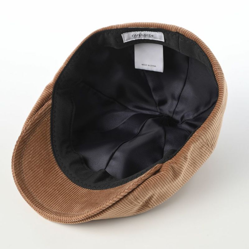 オーバーライドのハンチング OR CORDUROY HUNTING SGP（コーデュロイハンチング） ブラウン