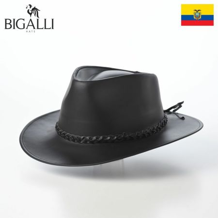 ビガリのウエスタンハット MELBOURNE LEATHER（メルボルン レザー） ブラック