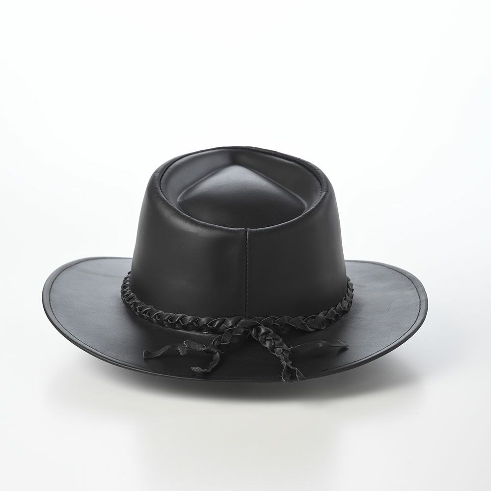 ビガリのウエスタンハット MELBOURNE LEATHER（メルボルン レザー） ブラック