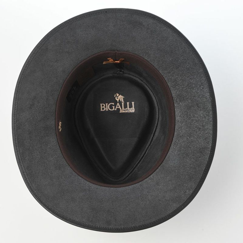 ビガリのウエスタンハット MELBOURNE LEATHER（メルボルン レザー） ブラック