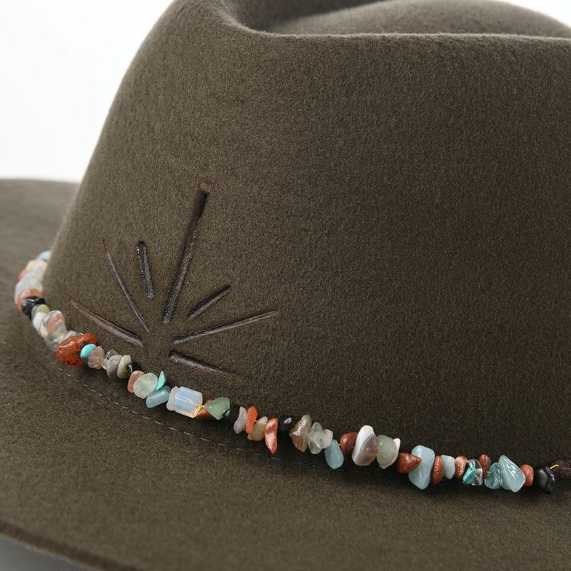 ビガリのフェルトハット INTI（インティ） モス