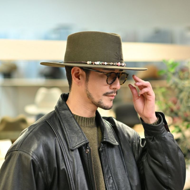 ビガリのフェルトハット INTI（インティ） モス