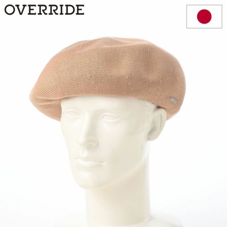オーバーライドのベレー帽 OR THERMO BASIC BERET SG（サーモ ベーシック ベレー） ベージュ