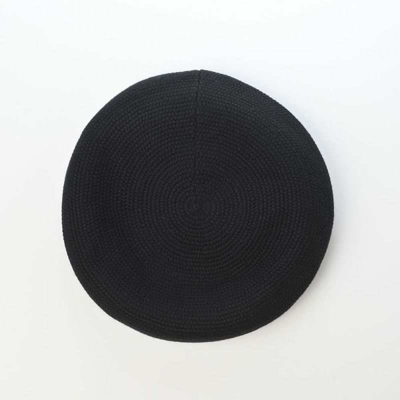 オーバーライドのベレー帽 OR WASHABLE WOOL TAM BERET（ウォッシャブル ウール タムベレー） ブラック