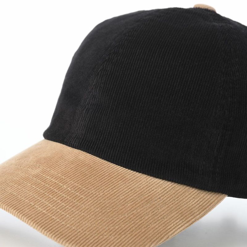オーバーライドのキャップ OR CORDUROY 6P CAP（コーデュロイキャップ） ブラック