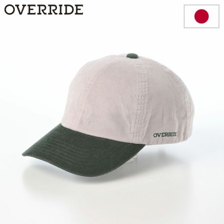 オーバーライドのキャップ OR CORDUROY 6P CAP（コーデュロイキャップ） グレー