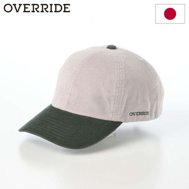 オーバーライドのキャップ OR CORDUROY 6P CAP（コーデュロイキャップ） グレー