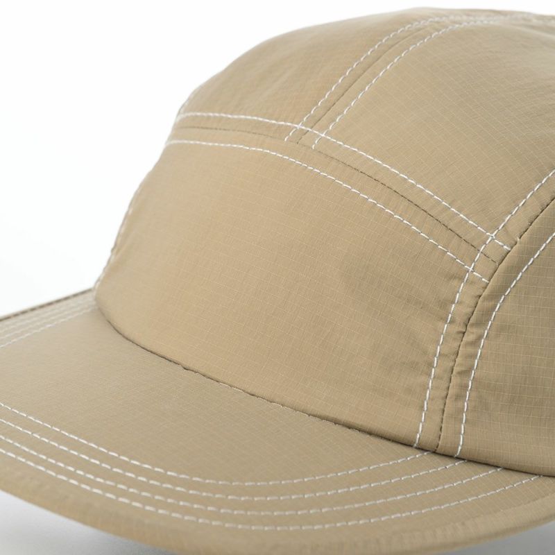 オーバーライドのキャップ OR REN RIPSTOP WIDE JET CAP（リップストップ ワイド ジェットキャップ） ベージュ