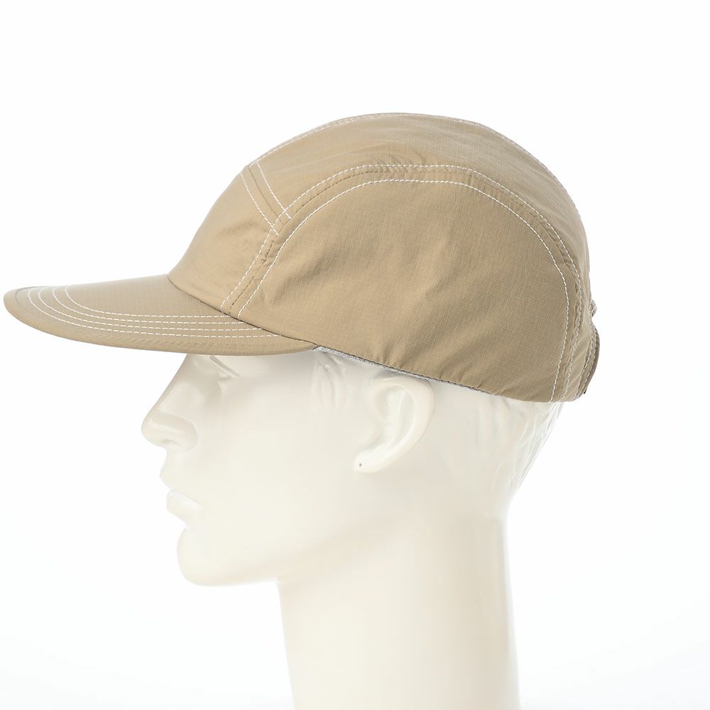 オーバーライドのキャップ OR REN RIPSTOP WIDE JET CAP（リップストップ ワイド ジェットキャップ） ベージュ
