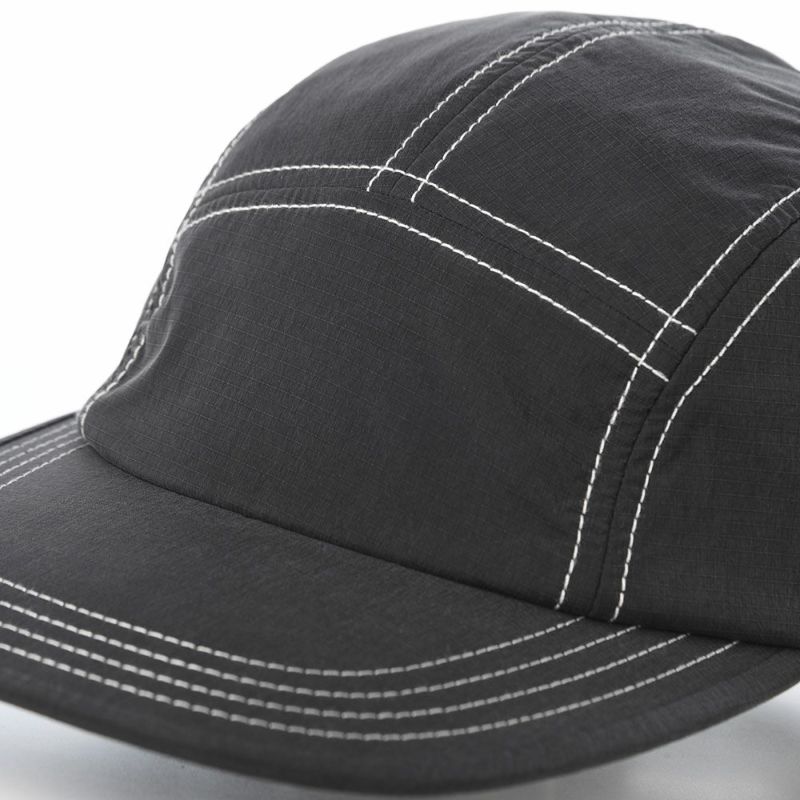 オーバーライドのキャップ OR REN RIPSTOP WIDE JET CAP（リップストップ ワイド ジェットキャップ） ブラック