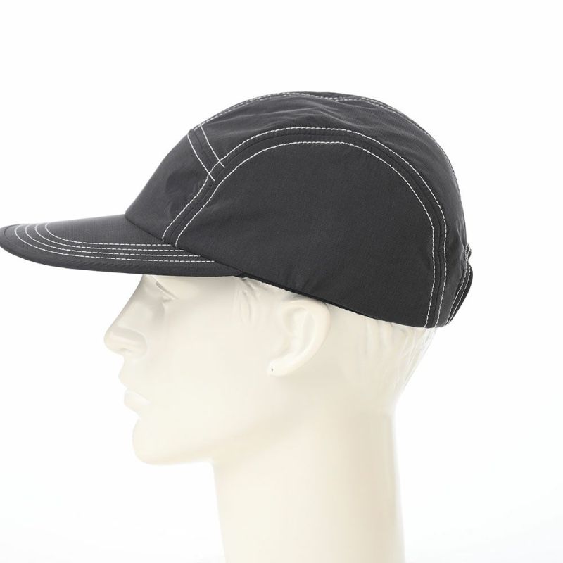 オーバーライドのキャップ OR REN RIPSTOP WIDE JET CAP（リップストップ ワイド ジェットキャップ） ブラック
