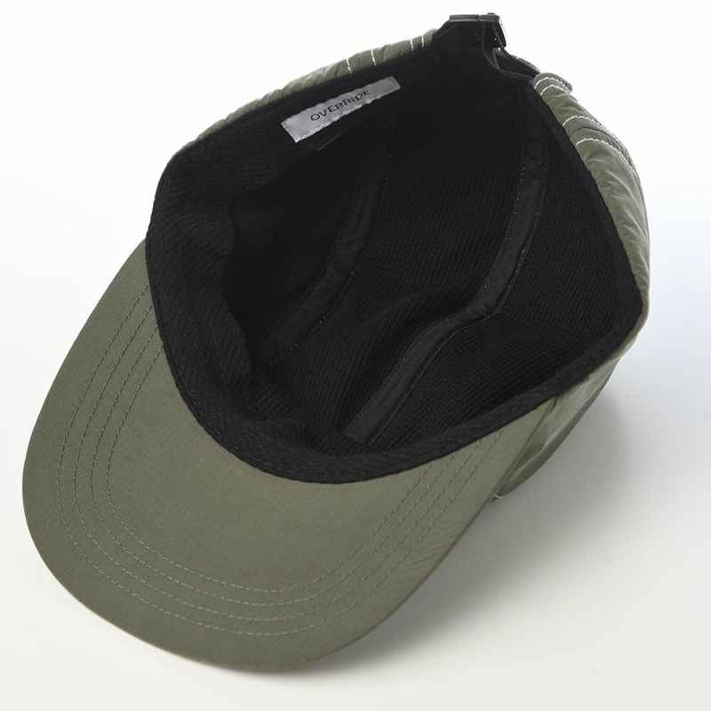 オーバーライドのキャップ OR REN RIPSTOP WIDE JET CAP（リップストップ ワイド ジェットキャップ） オリーブ