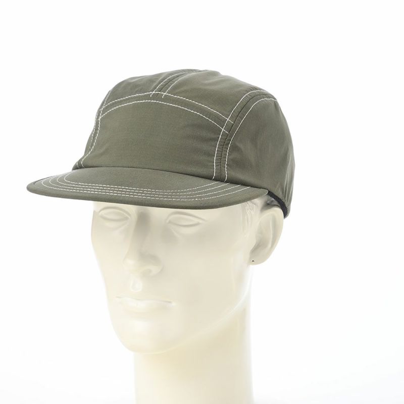 オーバーライドのキャップ OR REN RIPSTOP WIDE JET CAP（リップストップ ワイド ジェットキャップ） オリーブ
