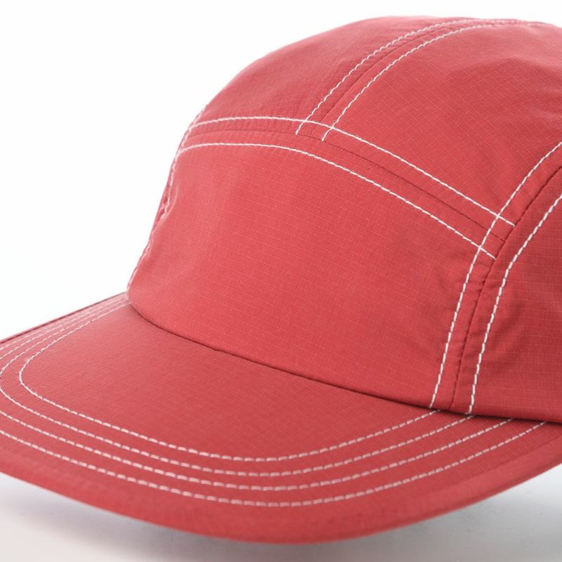 オーバーライドのキャップ OR REN RIPSTOP WIDE JET CAP（リップストップ ワイド ジェットキャップ） レッド