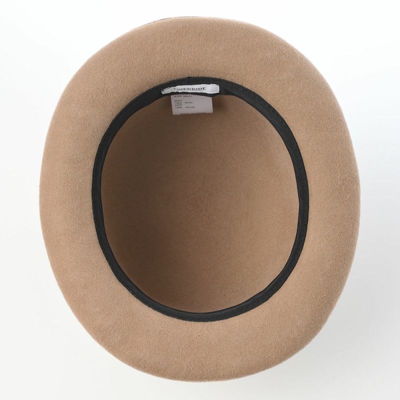 オーバーライドのフェルトハット OR FELT BOWLER（フェルトボーラー） ベージュ