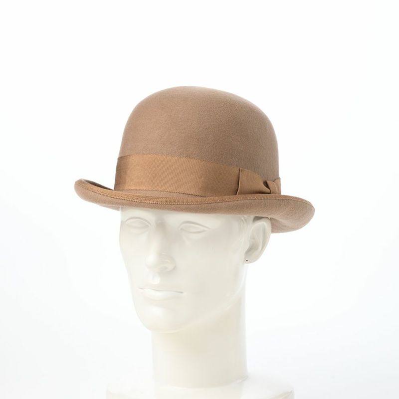 オーバーライドのフェルトハット OR FELT BOWLER（フェルトボーラー） ベージュ