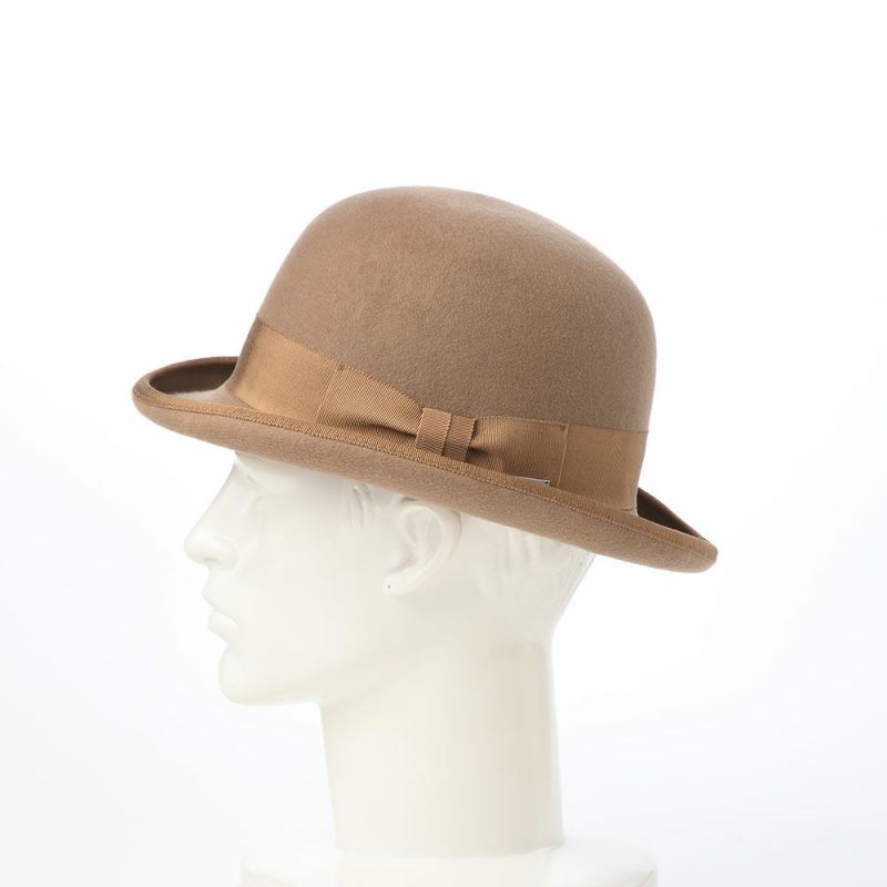 オーバーライドのフェルトハット OR FELT BOWLER（フェルトボーラー） ベージュ