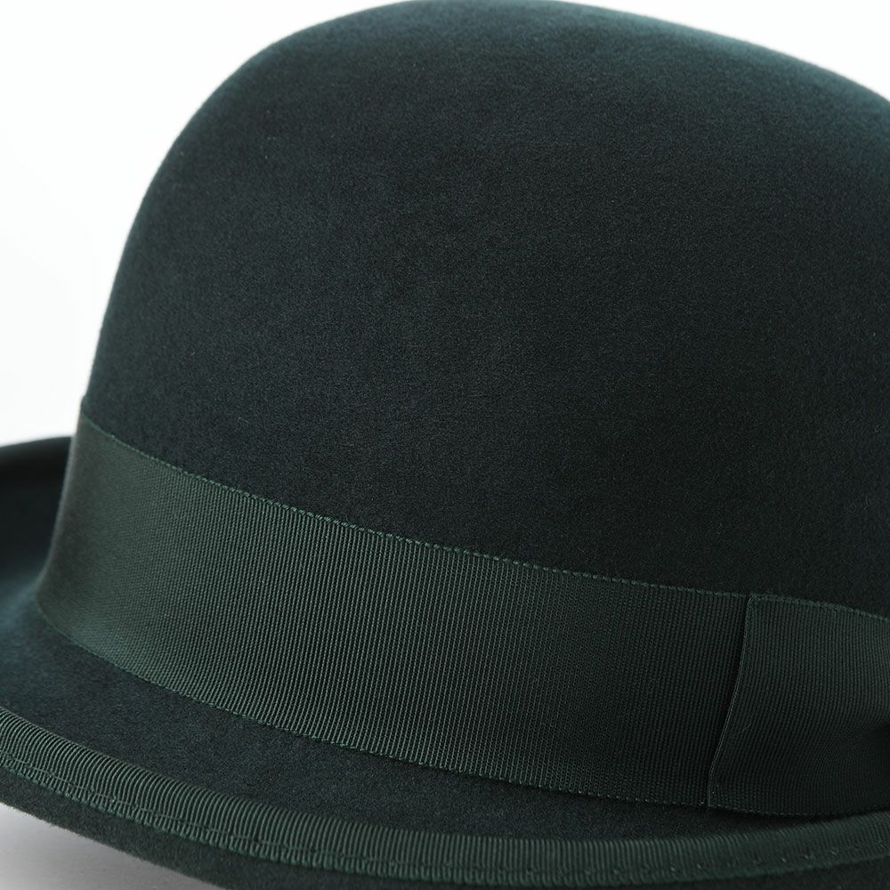 オーバーライドのフェルトハット OR FELT BOWLER（フェルトボーラー） グリーン