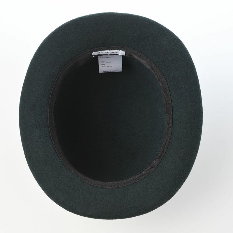 オーバーライドのフェルトハット OR FELT BOWLER（フェルトボーラー） グリーン