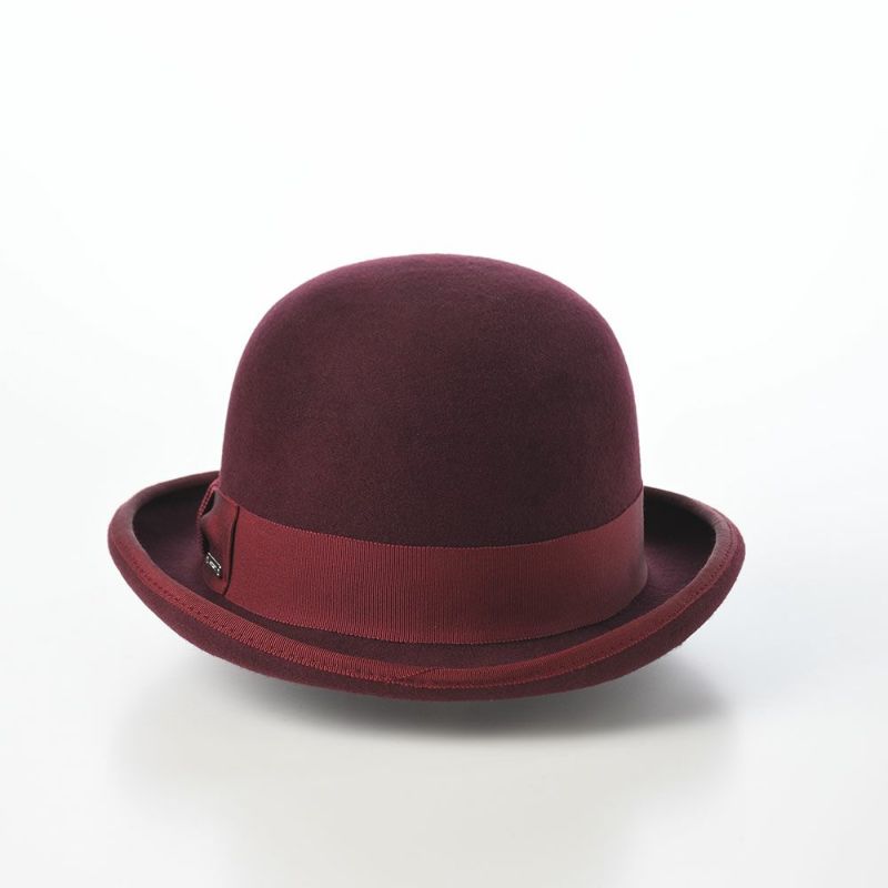 オーバーライドのフェルトハット OR FELT BOWLER（フェルトボーラー） レッド