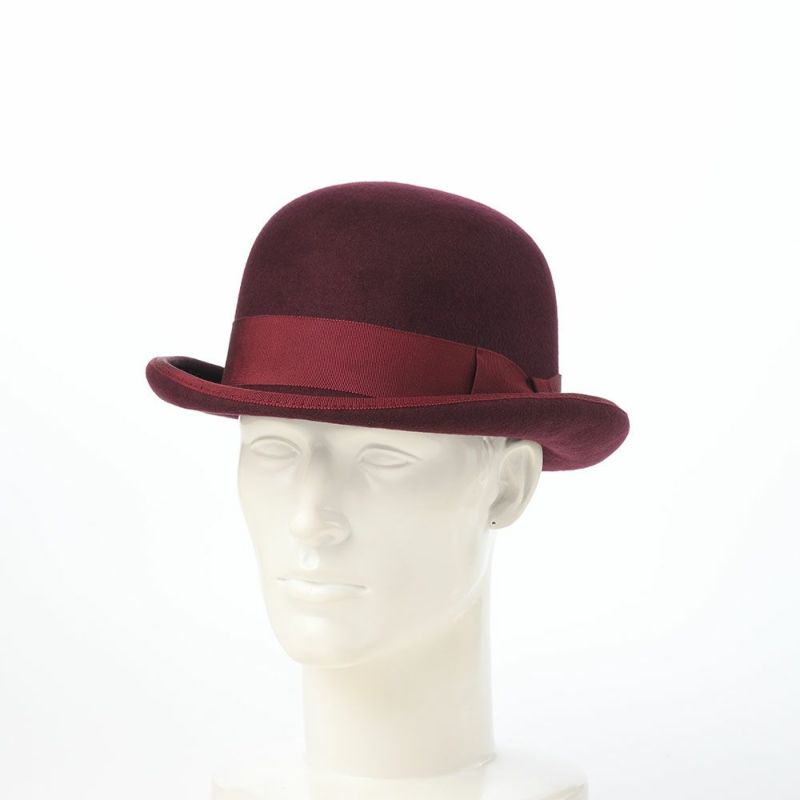 オーバーライドのフェルトハット OR FELT BOWLER（フェルトボーラー） レッド