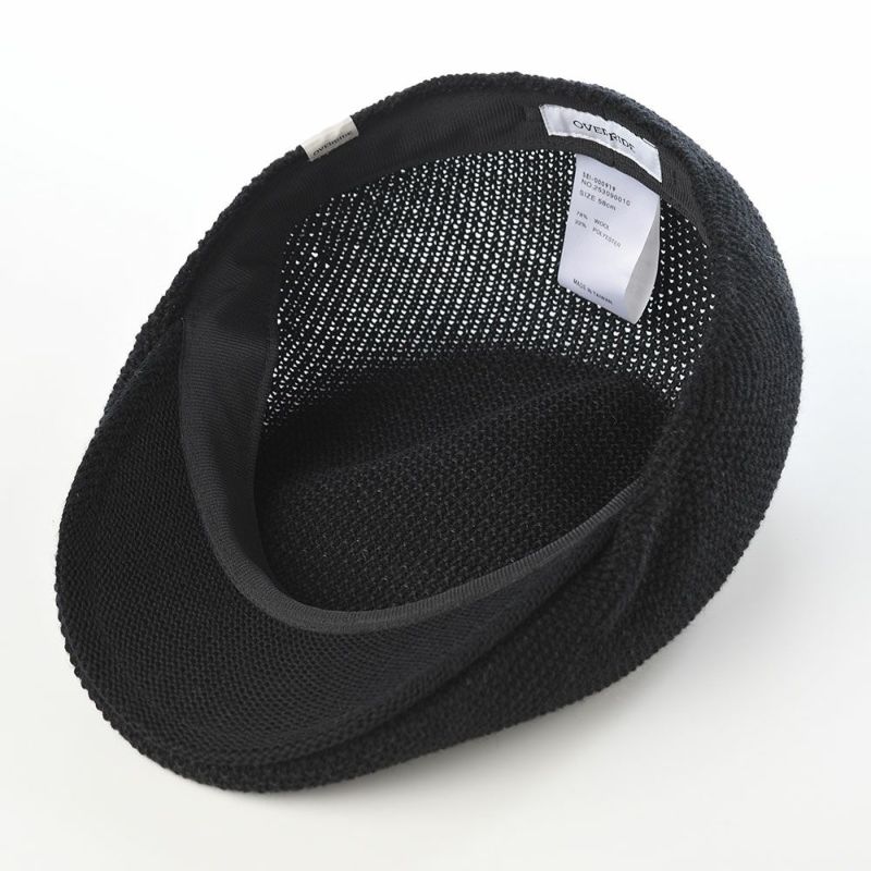 オーバーライドのハンチング OR WASHABLE WOOL KNIT HUNTING（ウォッシャブル ウール ニットハンチング） ブラック