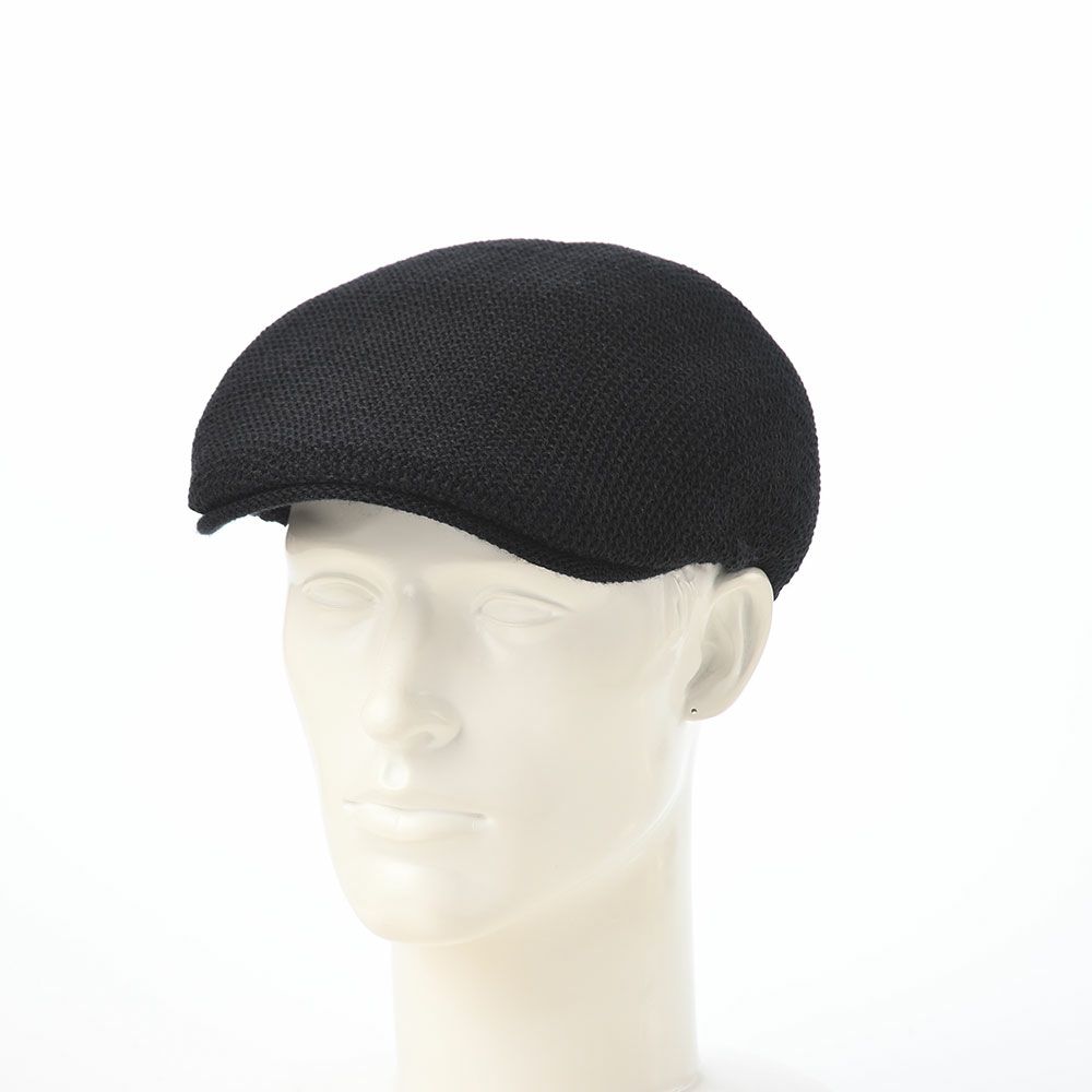 オーバーライドのハンチング OR WASHABLE WOOL KNIT HUNTING（ウォッシャブル ウール ニットハンチング） ブラック
