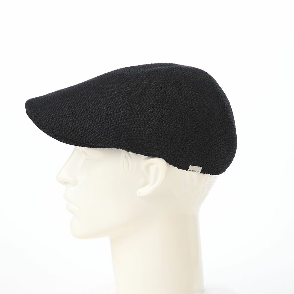 オーバーライドのハンチング OR WASHABLE WOOL KNIT HUNTING（ウォッシャブル ウール ニットハンチング） ブラック