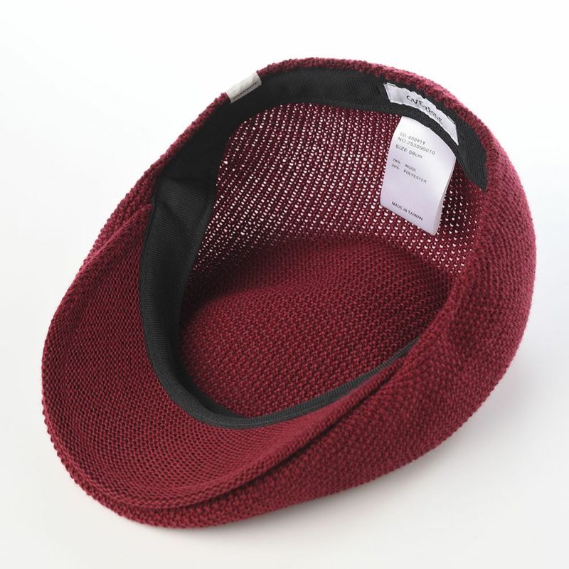 オーバーライドのハンチング OR WASHABLE WOOL KNIT HUNTING（ウォッシャブル ウール ニットハンチング） ダークレッド