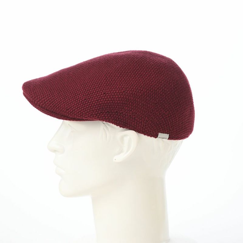 オーバーライドのハンチング OR WASHABLE WOOL KNIT HUNTING（ウォッシャブル ウール ニットハンチング） ダークレッド