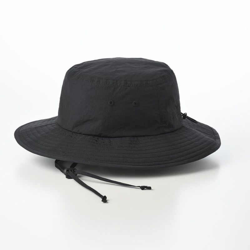 オーバーライドのサファリハット OR REC NL ADVENTURE HAT SG（リサイクルナイロン アドベンチャーハット） ブラック
