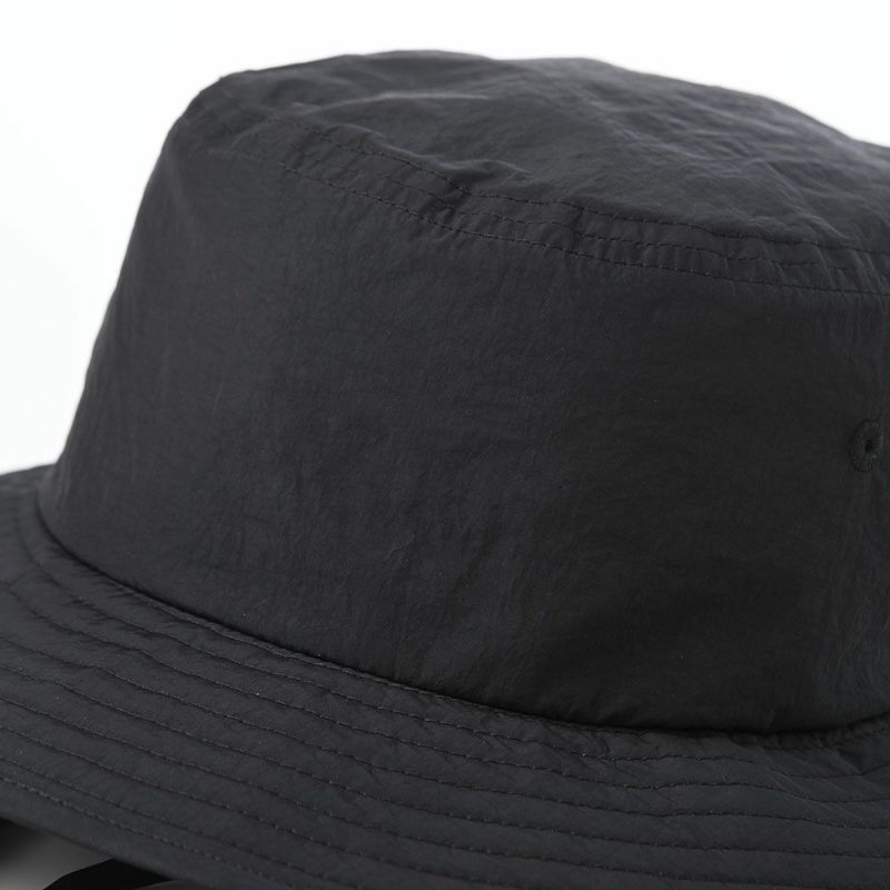 オーバーライドのサファリハット OR REC NL ADVENTURE HAT SG（リサイクルナイロン アドベンチャーハット） ブラック