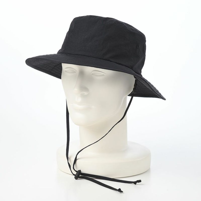 オーバーライドのサファリハット OR REC NL ADVENTURE HAT SG（リサイクルナイロン アドベンチャーハット） ブラック