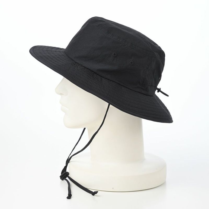 オーバーライドのサファリハット OR REC NL ADVENTURE HAT SG（リサイクルナイロン アドベンチャーハット） ブラック