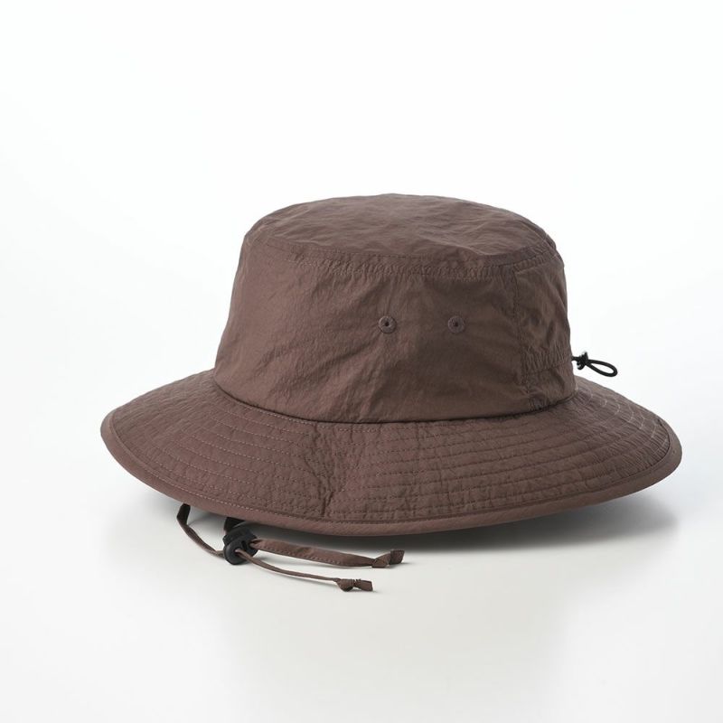 オーバーライドのサファリハット OR REC NL ADVENTURE HAT SG（リサイクルナイロン アドベンチャーハット） ブラウン