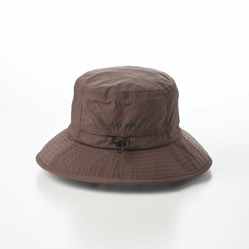 オーバーライドのサファリハット OR REC NL ADVENTURE HAT SG（リサイクルナイロン アドベンチャーハット） ブラウン