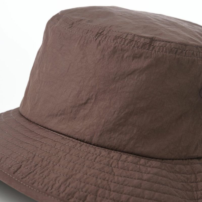 オーバーライドのサファリハット OR REC NL ADVENTURE HAT SG（リサイクルナイロン アドベンチャーハット） ブラウン