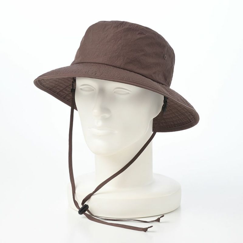 オーバーライドのサファリハット OR REC NL ADVENTURE HAT SG（リサイクルナイロン アドベンチャーハット） ブラウン