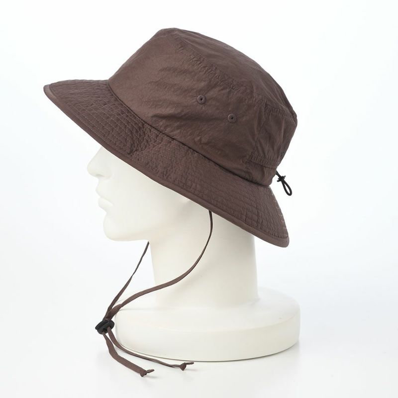 オーバーライドのサファリハット OR REC NL ADVENTURE HAT SG（リサイクルナイロン アドベンチャーハット） ブラウン