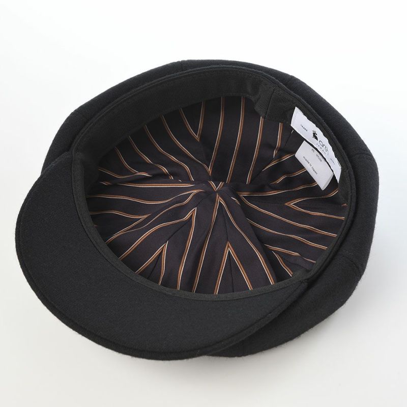 アースのキャスケット Knit Jersey 8P Cas（ニットジャージー キャス） ブラック